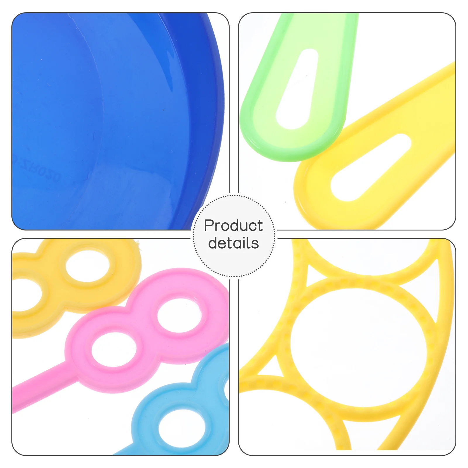 1Set Große Blase Maker Blase Zauberstäbe Set ABS Material Tablett Bequemer Griff für Kinder Outdoor Sommer Aktivitäten