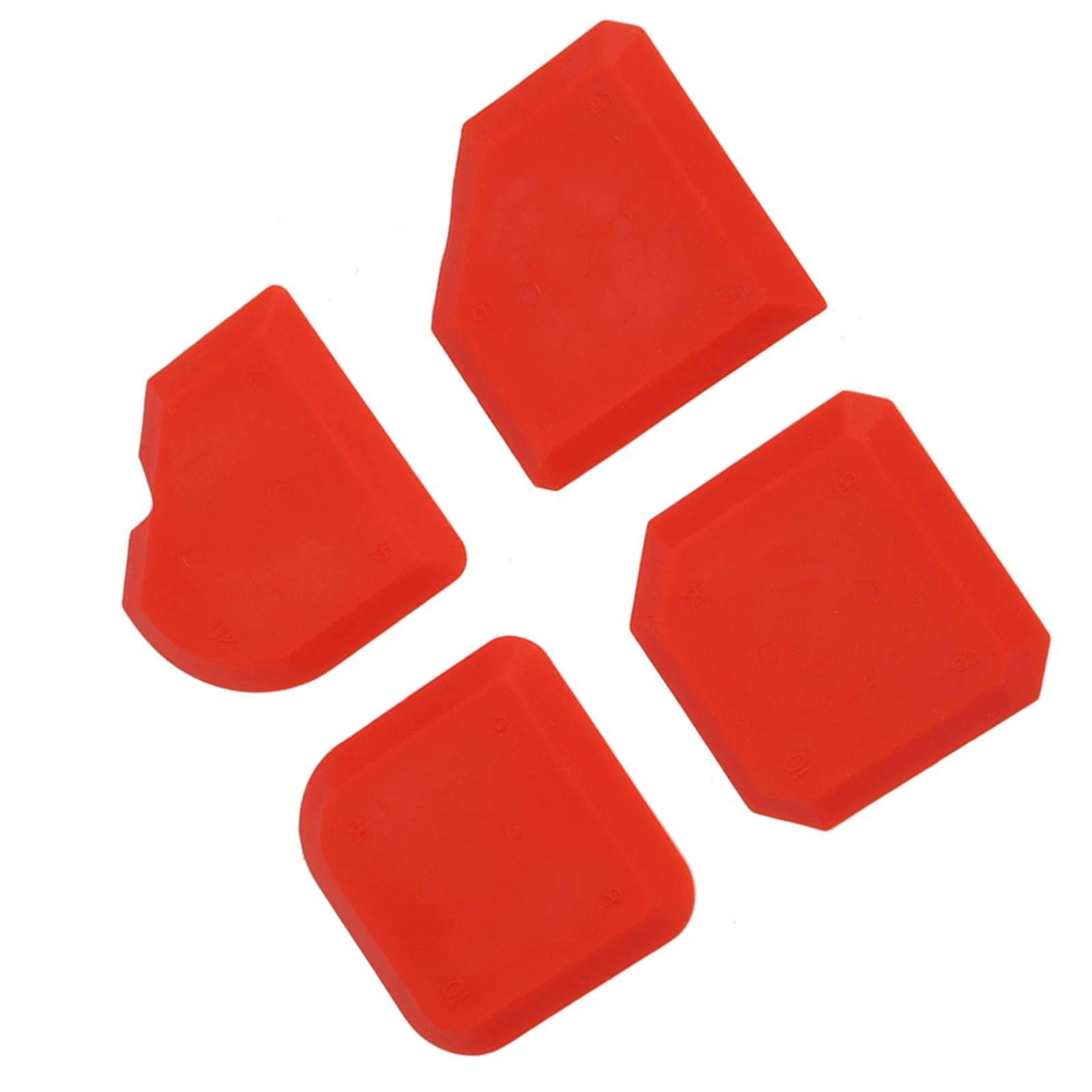 Caulk Finishing Tool 4pcs/set Silicone Sealant Remover Smoother Finisher Scraper Cleaner Caulking Tool Kit Caulking Spatulas