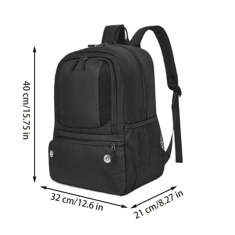 حقيبة ظهر للسفر لكرة القدم، حقيبة ظهر للكرة الطائرة، مريحة ومقاومة للماء وقابلة للتنفس، حقيبة كتب للرياضة