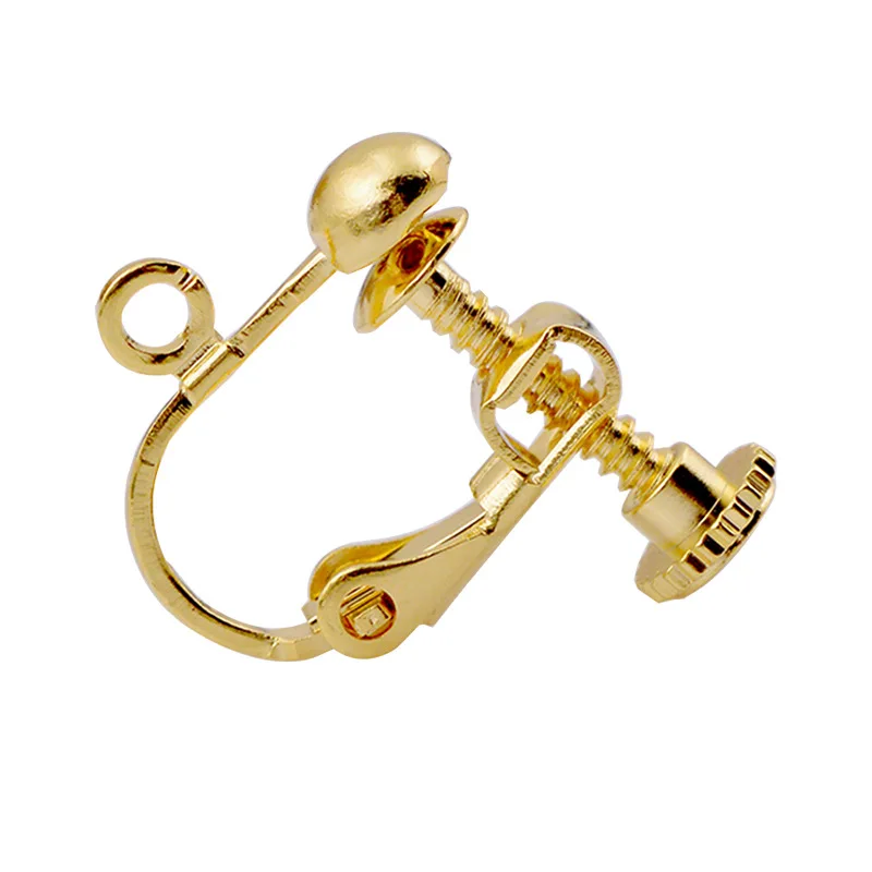 10 Pieces Clip-on Earring Findings for DIY Jewellery