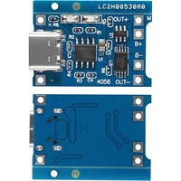 10/100pcs TP4056 +Protection Dual Functions 5V 1A type c 18650 Lithium Battery Charging Board Charger Module 2