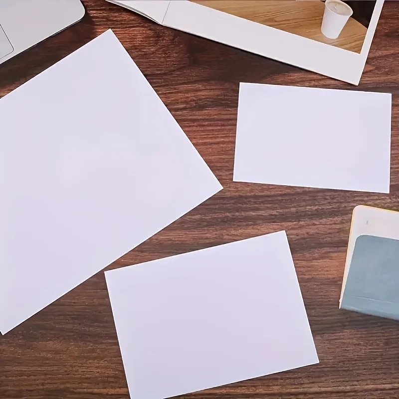 HUSPER A4 100매 115GSM 크기(210×297mm) 프린터 사진 프린터 용지 광택 흰색 사진 품질 프린터 용지