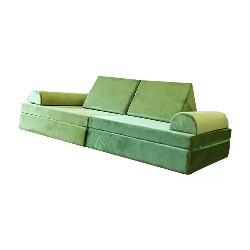 Multi-function L Shape Compressed Sofa Set Combined Vacuum Comfortable Kids Play Couch Compressed Sofa