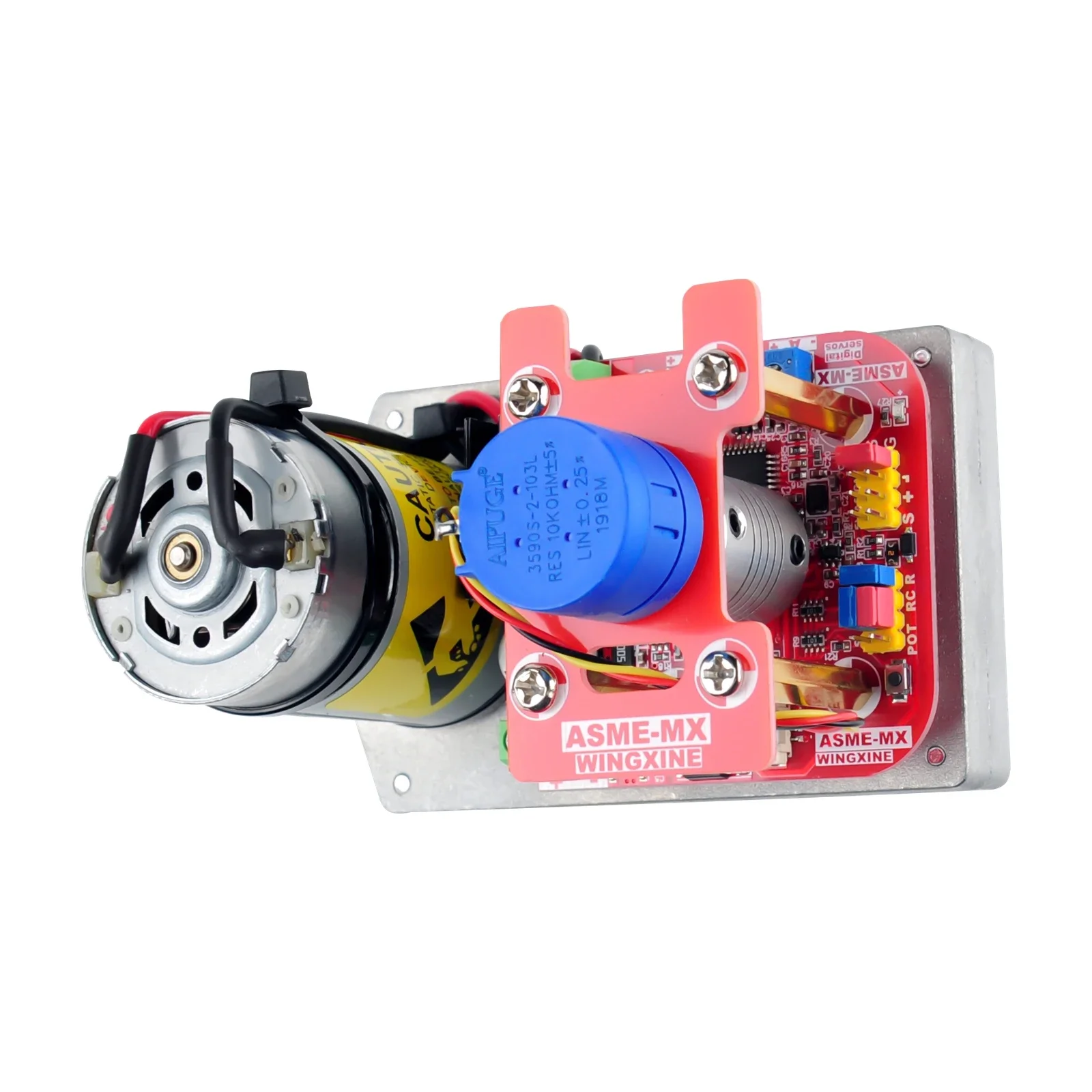 ASME-MXA 260kg.cm robô de alto torque rc motor servo super 3600 graus 10 voltas liga servo para robô braço válvula controle câmera ptz