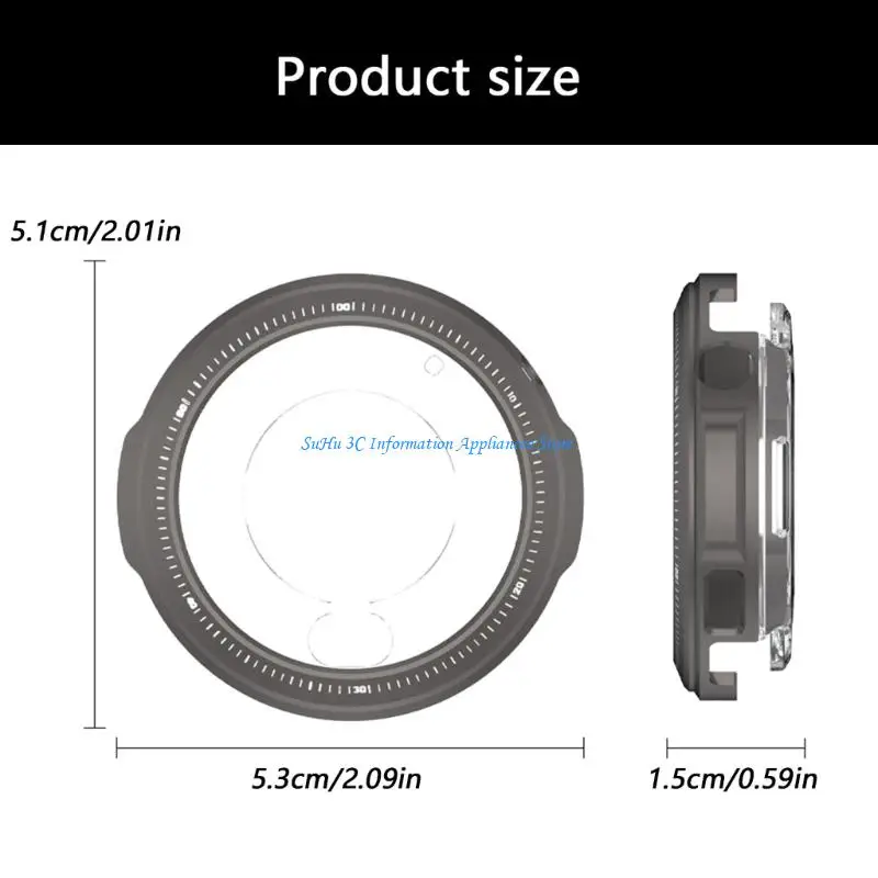Fermoir à dégagement rapide compatibilité sans couture boîtier cadre montre métallique anti-rayures