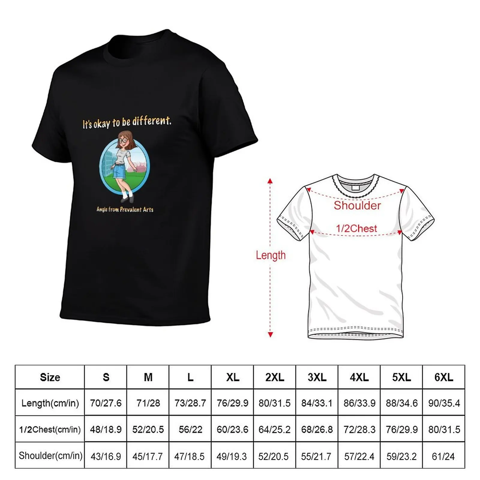 Angie (Version 1) T-Shirt man t shirt designer T-Shirt