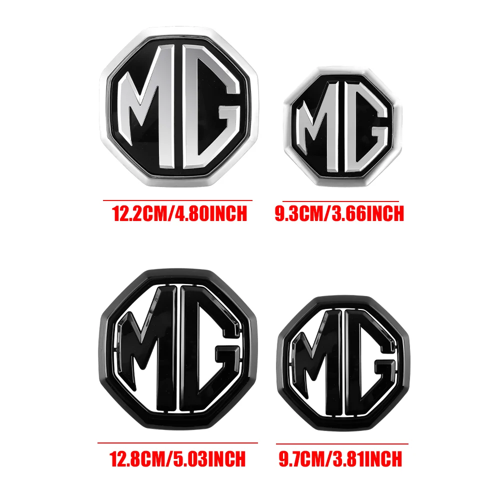 ل MG موريس المرآب GT MG3 MG6 MG5 MG7 GS HS ZS ZX ملصقات السيارات الخلفية شعار الجبهة مصبغة شارة الشارات السيارات الديكور الخارجي