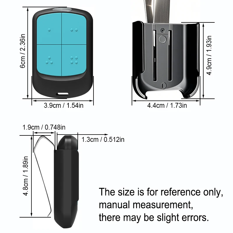 Powertech PR2 PR4 PR1 Garage Door / Gate Remote Control 433.92MHz Rolling Code Hand Transmitter 433MHz 1 / 3 / 5 / 10 / 20PCS