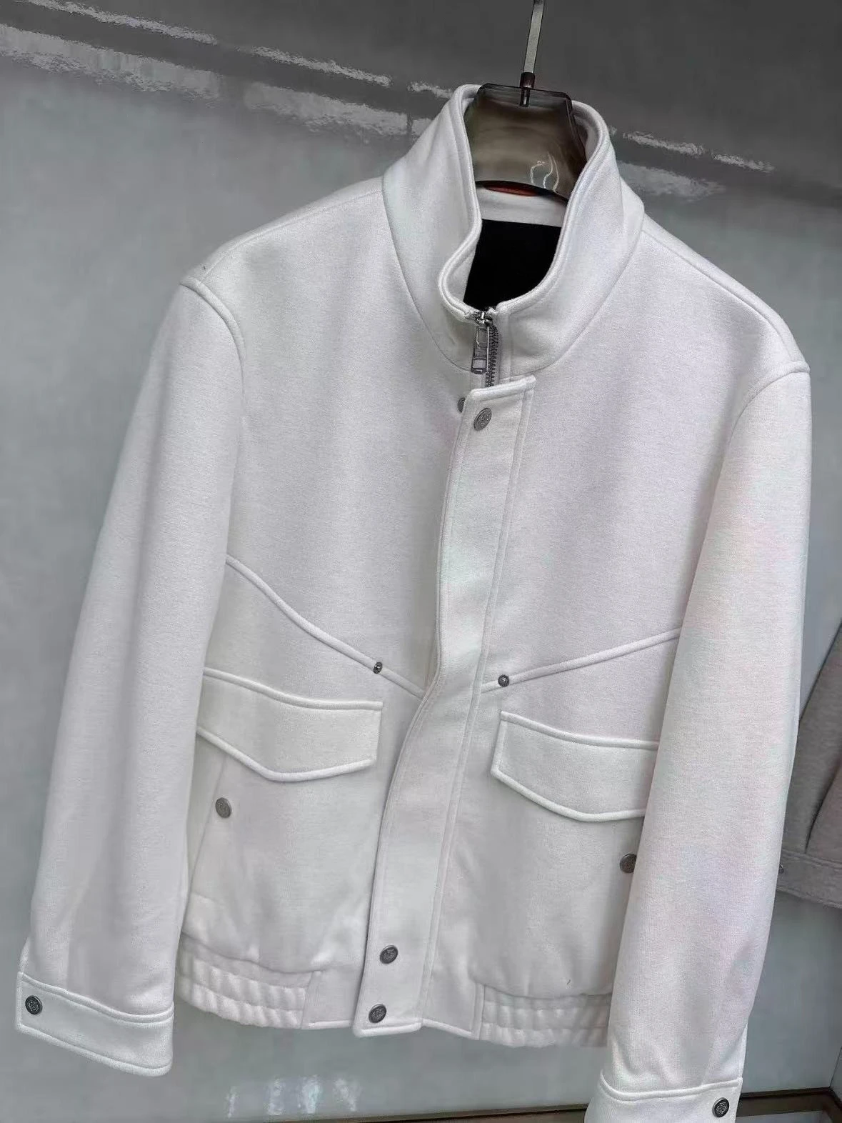 

LP Italian old money style casual stand-up collar jacket