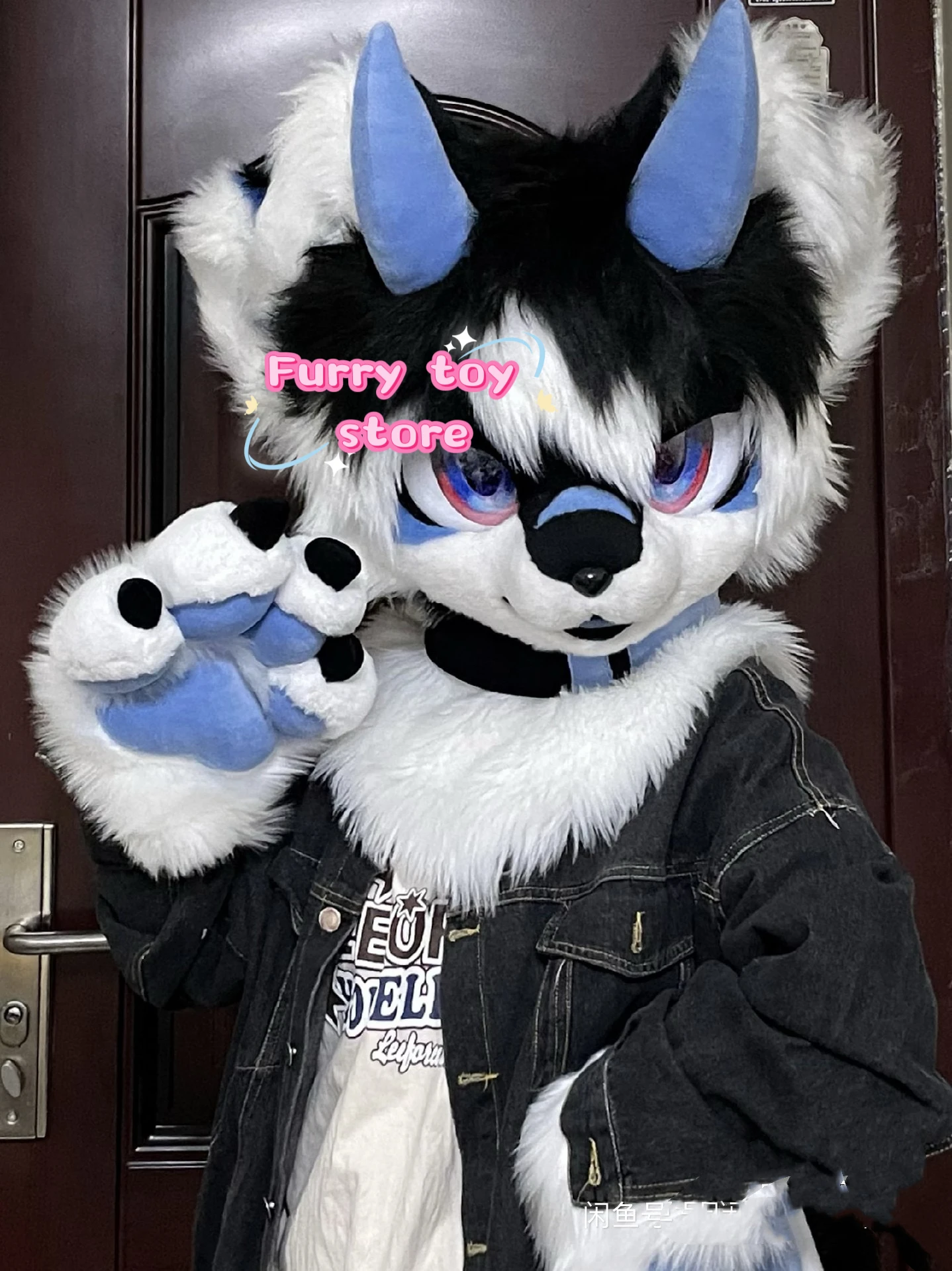 Furry Head Fursuit Headsets CuteCosplay Dog Wolf Head Costumes Customized Fursona Comiket Furries Doll Kig Series Kawaii Animal