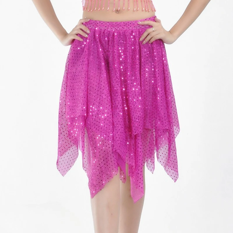 تخصيص تنورة قصيرة أزياء الرقص الشرقي ممارسة الرقص اللاتينية فستان أداء زي يسلط الضوء على تنورة