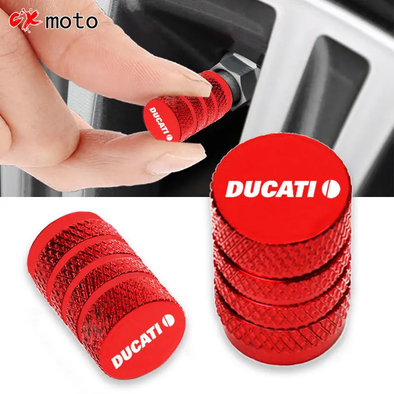 Per Ducati CNC alluminio pneumatico valvola del pneumatico tappo della copertura della porta dell'aria accessori moto Hypermotard 950 939 821 796 SP 1100 2007-2020