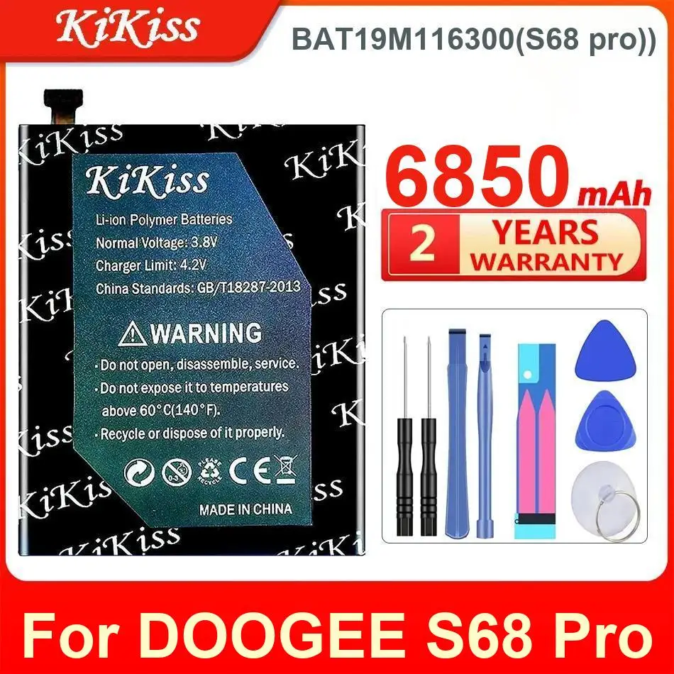 

6850Mah Kikiss Battery BAT19M116300(S68 Pro)) For DOOGEE S68 Pro