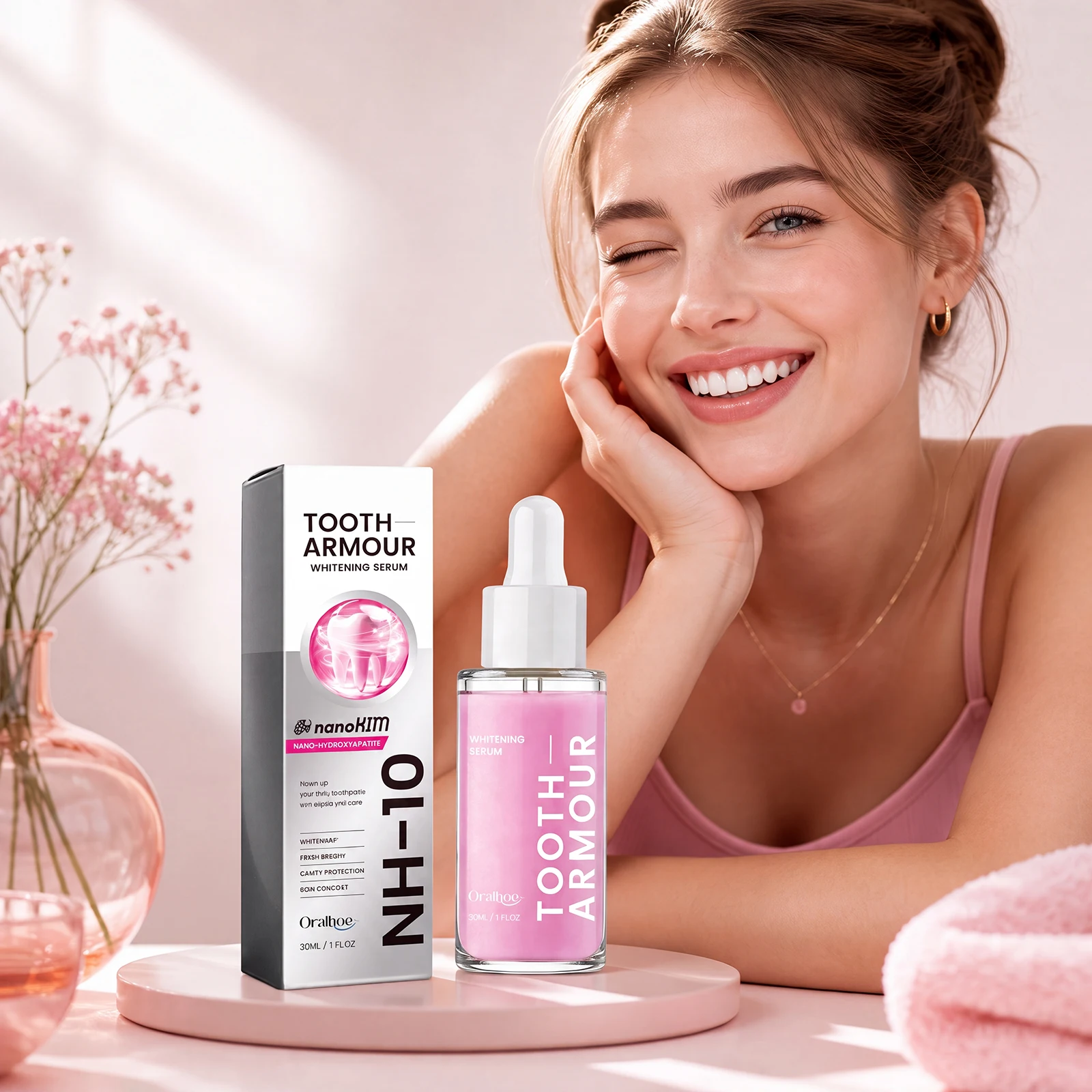 Teeth Whitening Serum for Nano - Enamel Repair Serum ulasan dan harga