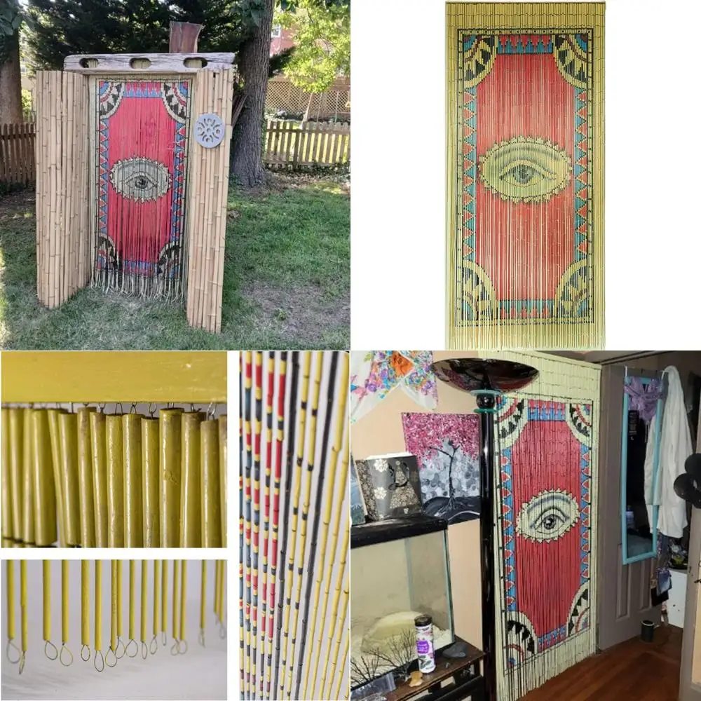 

Bohemian Style Beaded Door Curtain, 35.5 x 78 for Closets and Doorways