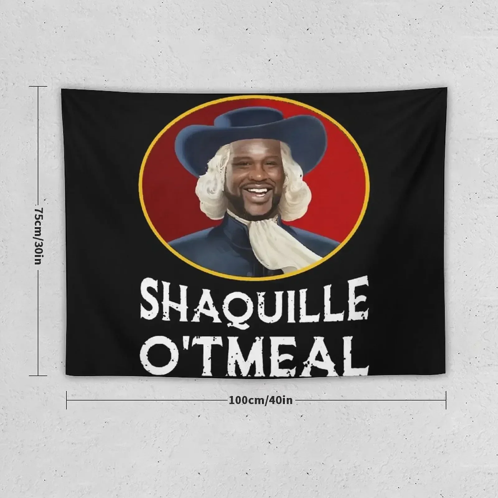 Shaquille Oatmeal Shaquille O'tmeal Tapestry Room Decorator Decoration Room Decorative Paintings Bedroom Deco Tapestry