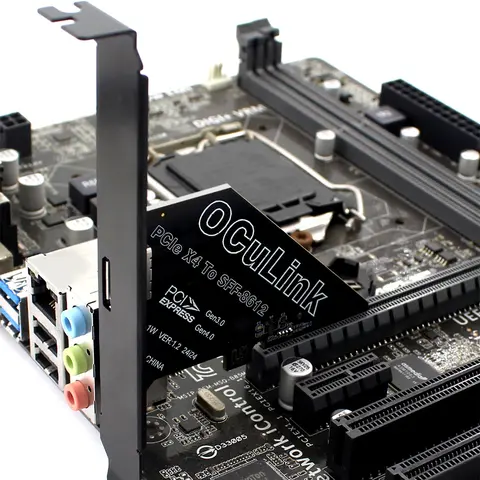 PCIe To SFF 8611&8612 Adapter Card PCIE X4/X1 To Oculink SFF-8612 Adapter PCle4.0 PCIe X4/X1 SSD To U.2 OCUlink SFF-8612 Adapter