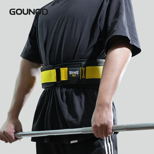 Imagen 1 del producto Cinturones deportivos GOUNOD para levantamiento de pesas, soporte para la parte inferior de la espalda, cinturón de entrenamiento con Fitness, 1 ud.