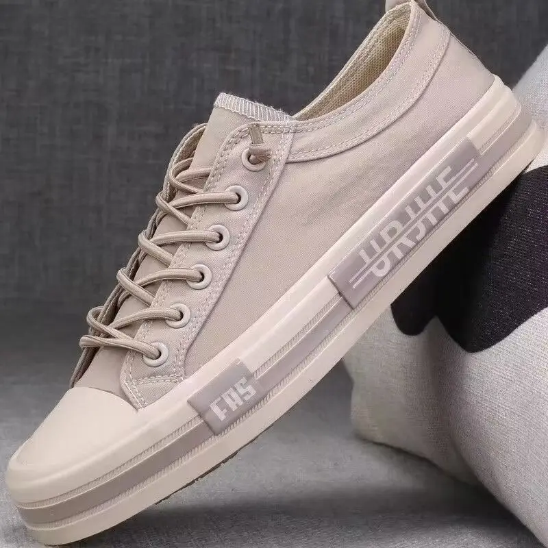 Leisure Sports Summer Men\'s Vulcanize Shoes Lightweight Breathable Sneakers Male Canvas Casual Board Shoe Deals Designer Luxury