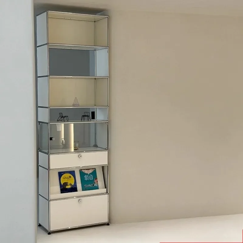 

ins wind net red Bauhaus metal module cabinet