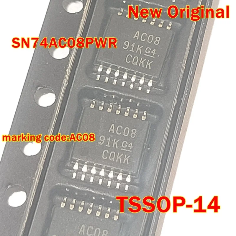 

1pcs to 100pcs SN74AC08PWR SN74AC08PW TSSOP-14 New Original marking code:AC08 QUADRUPLE 2-INPUT POSITIVE-AND GATES
