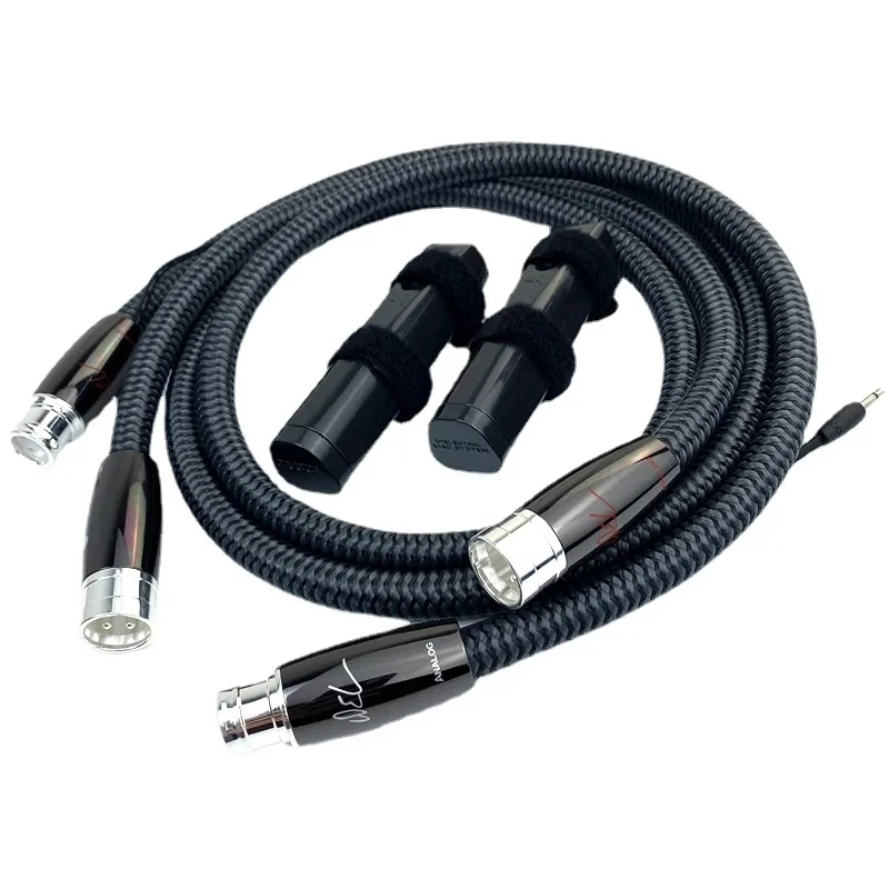 Hi-End Pair AQ WEL 2 XLR to 2 XLR Silver Core Audio Balance XLR Cable Male to Female HiFi  Version