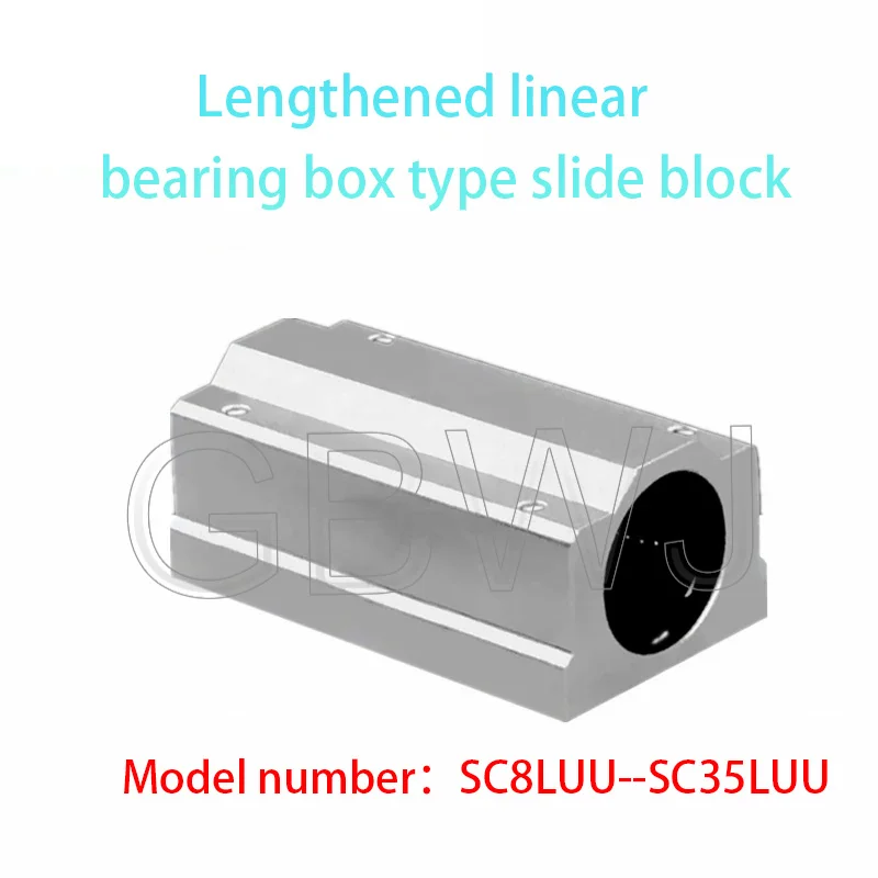 

1PCS SCS8LUU 8mm SCS10LUU SCS12LUU SCS13LUU SCS16LUU 12mm Linear Ball Bearing Block CNC Router 3D printer Shafts Rod Parts