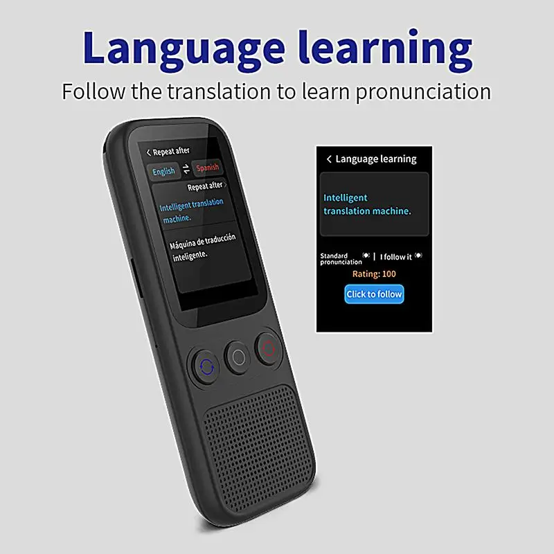 

Language Translator Real-Time Portable Translator Translation For Travel 138 Languages High Accuracy Real-Time Foreign Language
