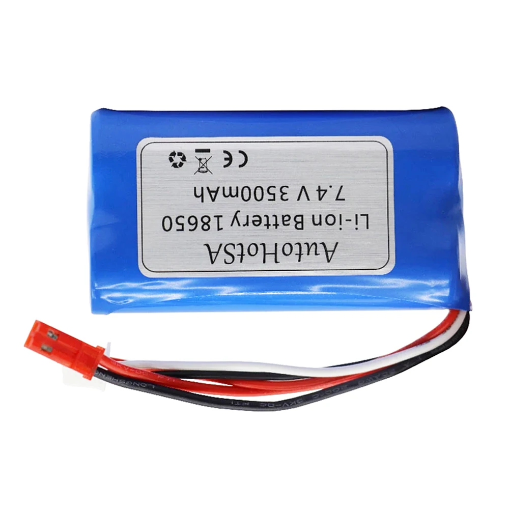 7.4V 3500mAh 2S 18650 lipo battery JST PLUG For Remote Control helicopter Car Boats Toys parts upgrade 7.4V Li-po battery