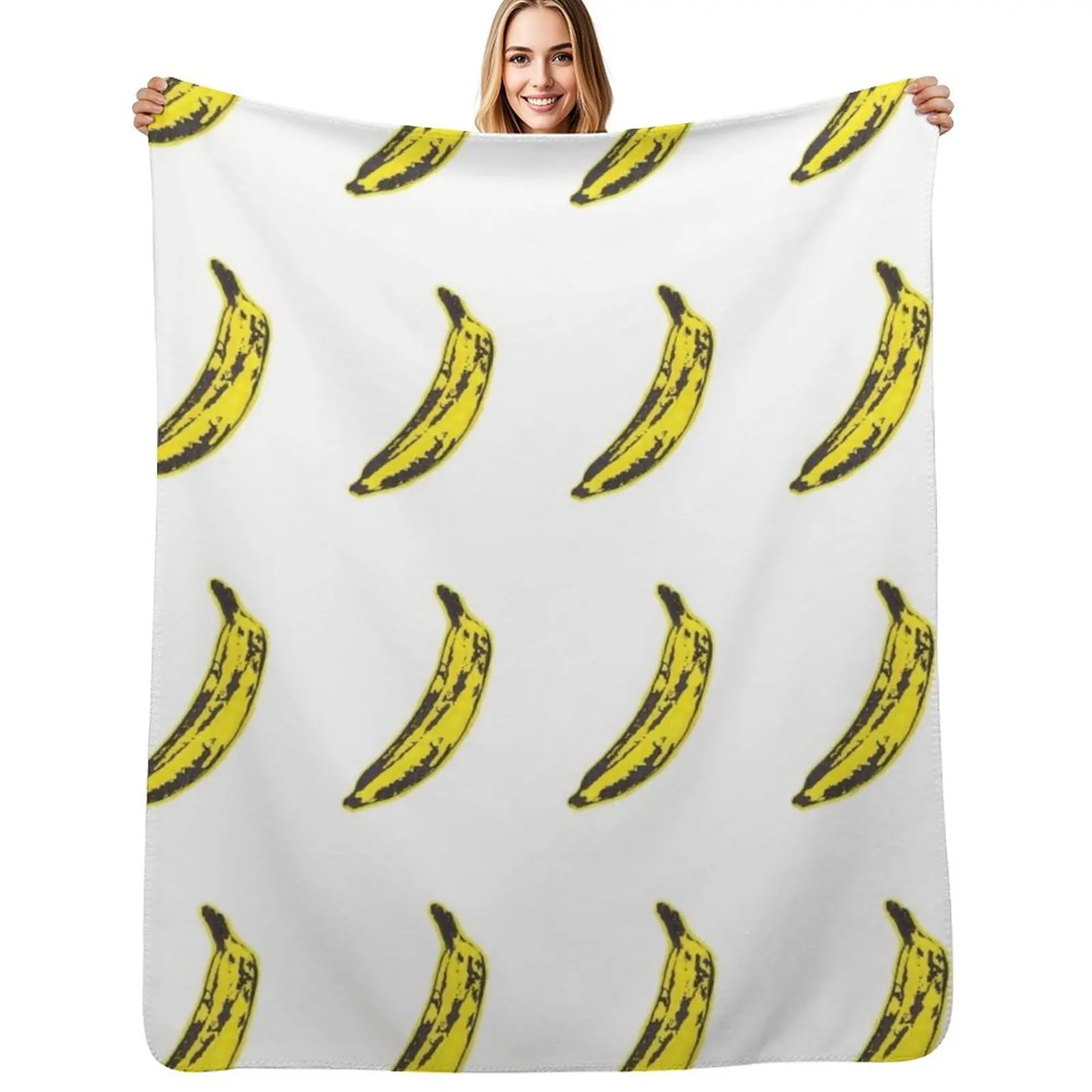 

Andy Warhol Banana Throw Blanket Hairys Decorative Sofa Sleeping Bag Polar Blankets