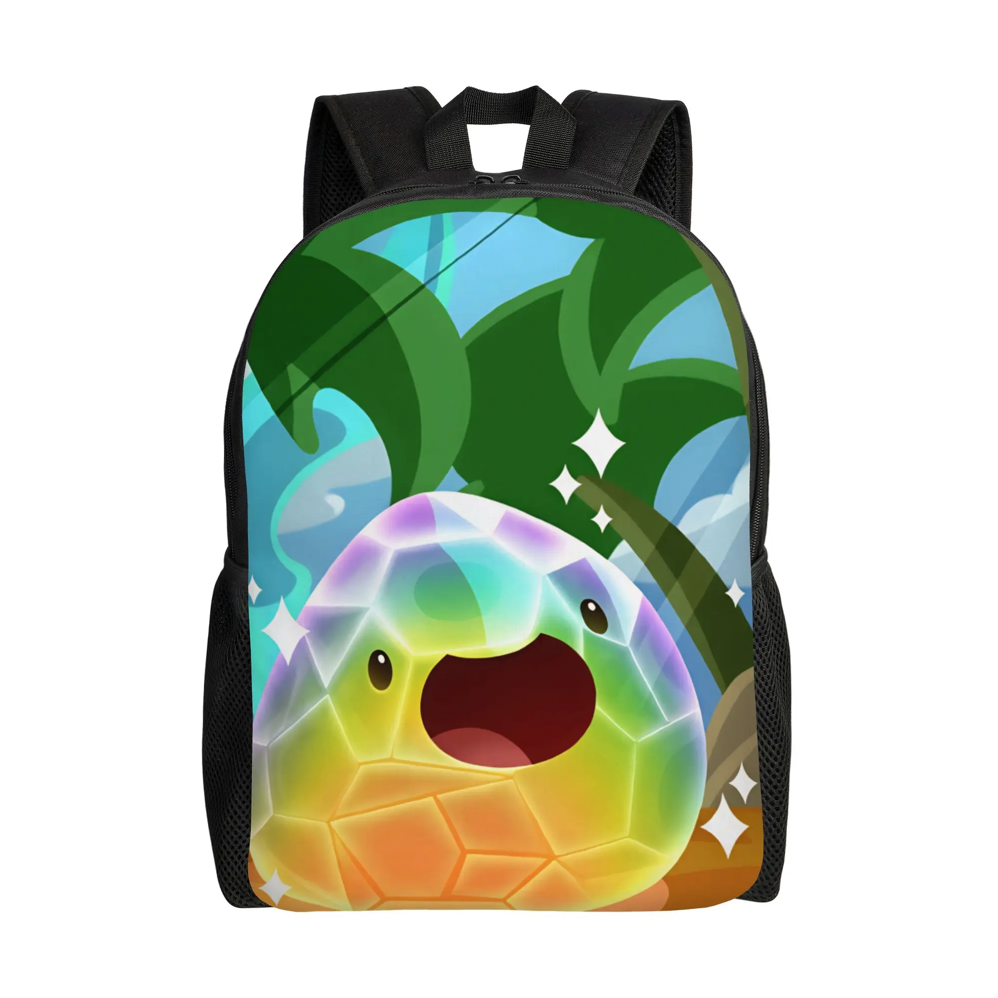 Slimed Rancher  Backpack  Travel Backpacks Unisex Custom Big School Bags Streetwear Rucksack