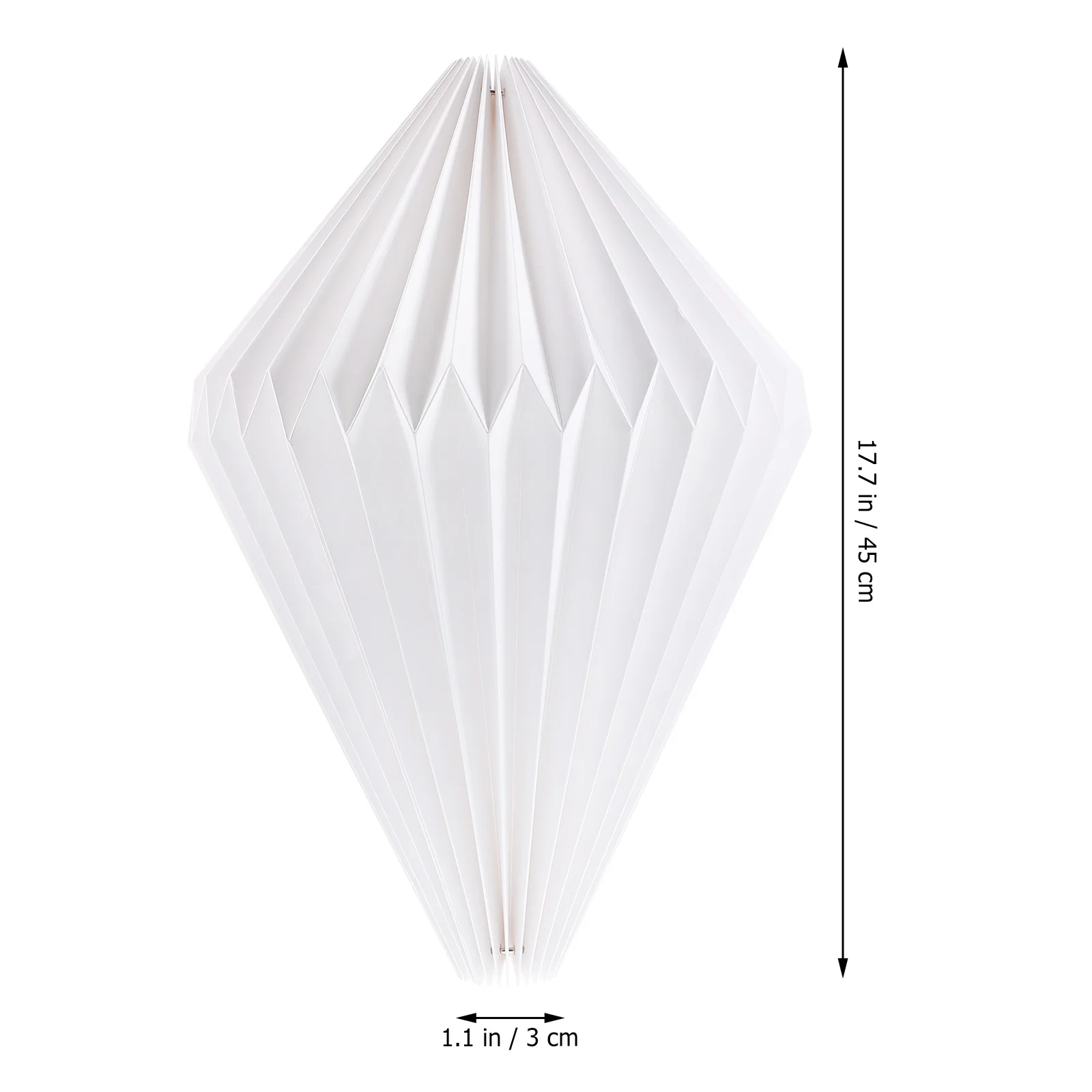 Folding Origami Lantern Paper Lampshade Hanging Decorative Accessory Chandelier Sticker Light