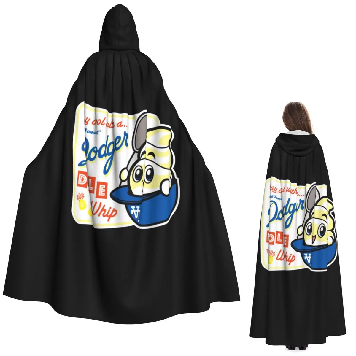 

Всемирно известный Dodger Dole Whip, длинный плащ с капюшоном, средневековый костюм ведьмы, накидка для косплея, пальто на Хэллоуин для взрослых, унисекс