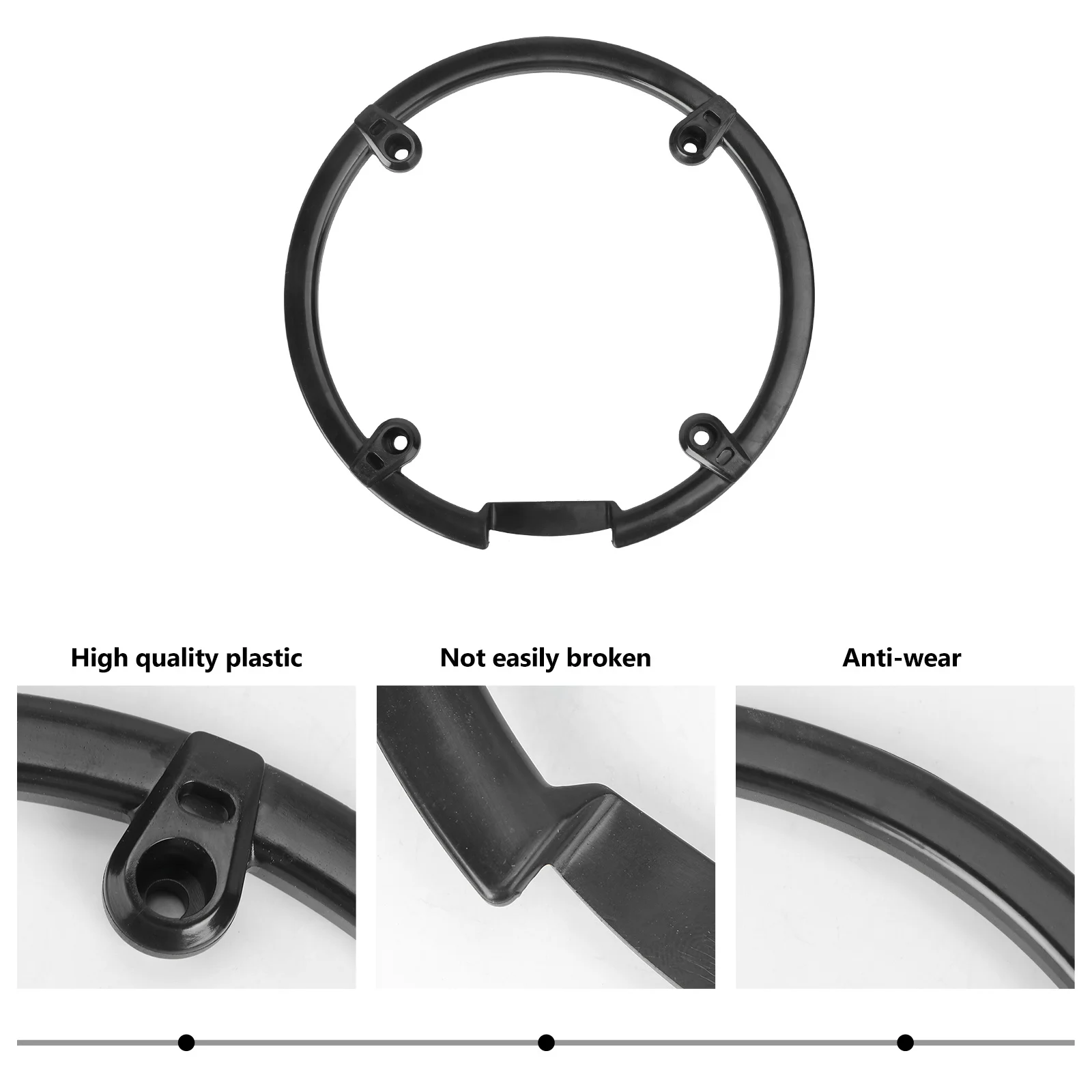 

Tooth Plate Protection Cover Plastic Bike Crankset Shield For Mountain Road Bicycles Chainring Guard Lightweight Black M590