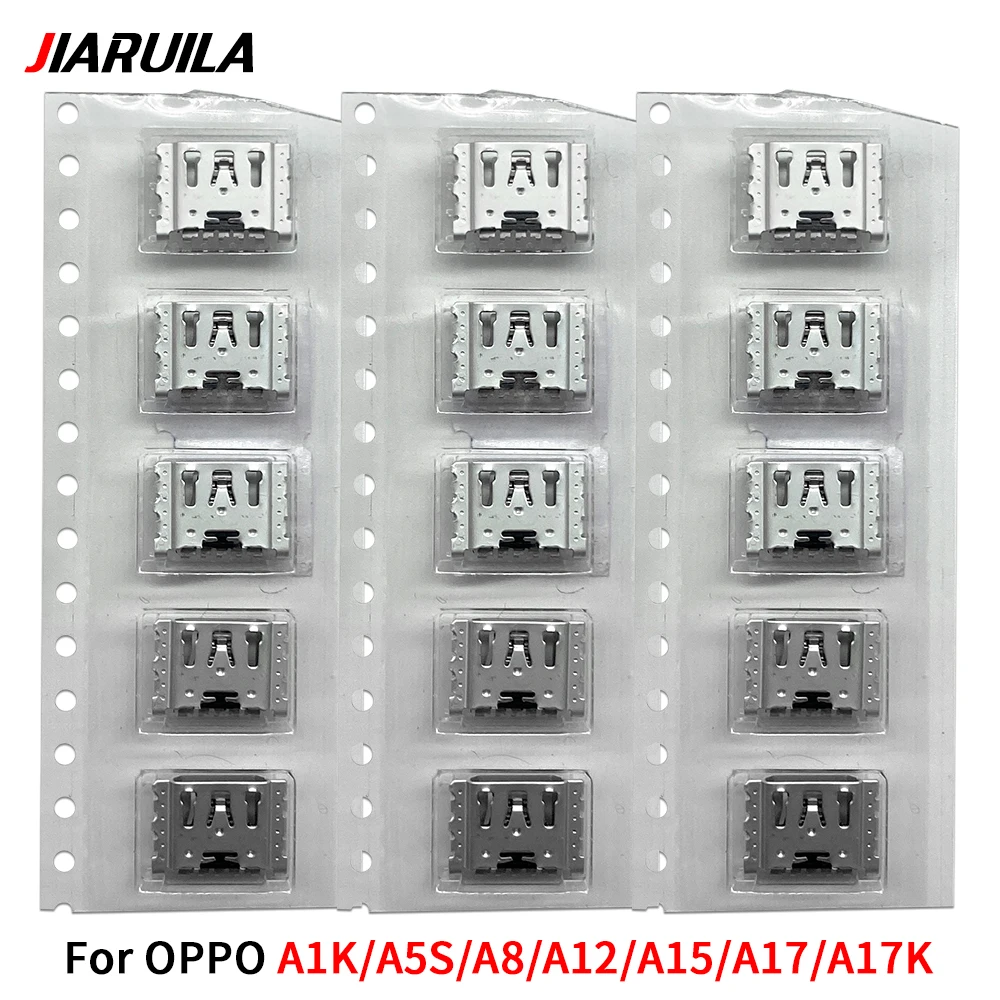 10Pcs - 100Pcs For Oppo A15 A12 A5s A1k A17 A17k A8 / A31 2020 Usb Charging Dock Port Charger Connector Jack Plug