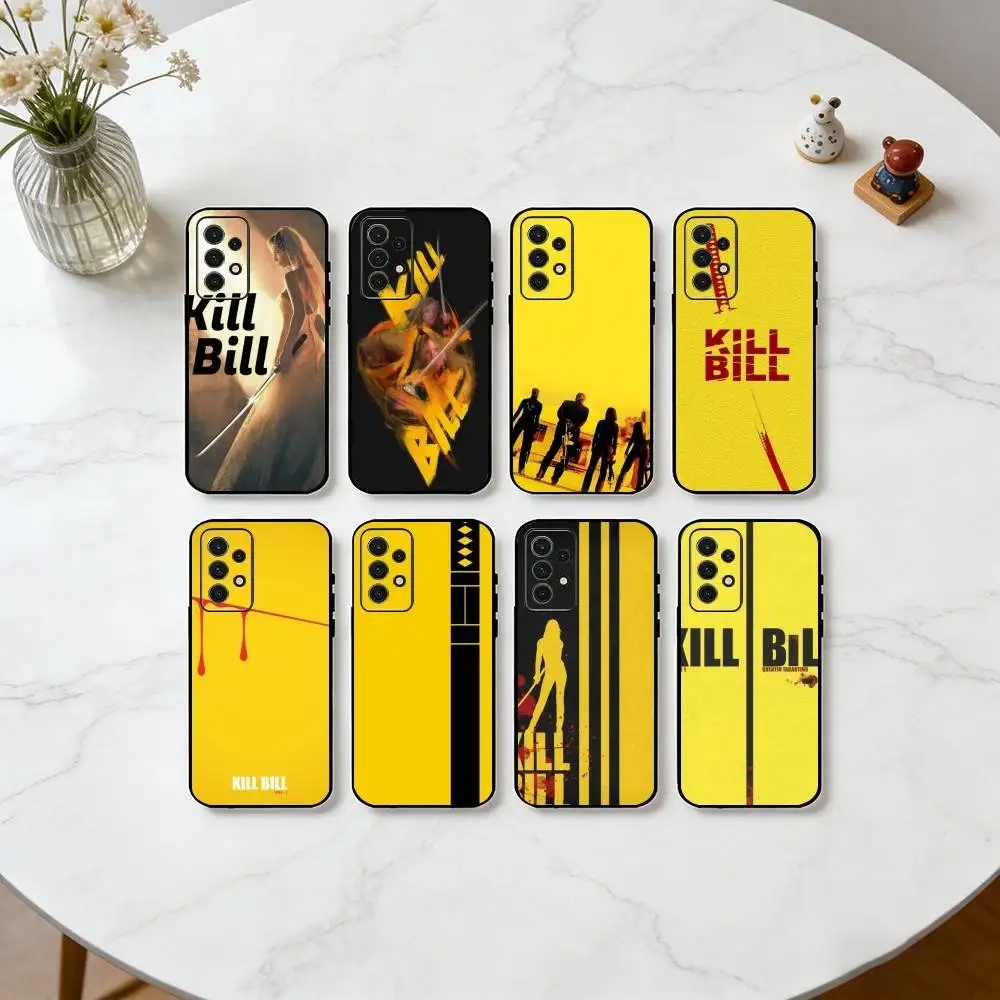 1PC Kill Bill Movie  Phone Case Black Silicone Soft For Samsung S25,S24,S21,S22,S23,S30,Ultra,S20,Plus,Fe,Lite