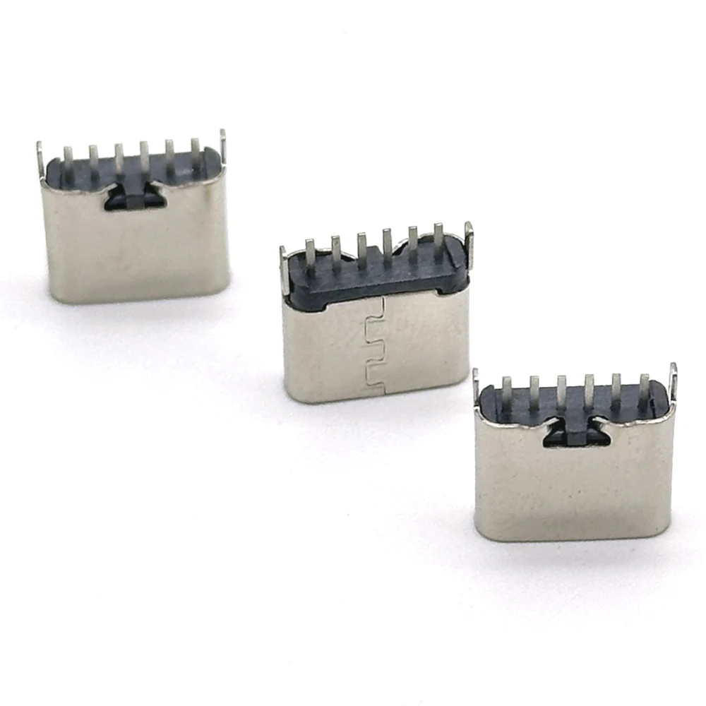 6Pin TYPE-C SMD SMT USB Connector Female Port Jack Solder Plug Android Phone Data Charging Socket 5P Micro USB DIY Repair Adapte - Image 3