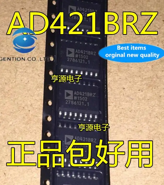 

2pcs 100% orginal new AD421 AD421BR AD421BRZ digital-to-analog converter chip SOP-16