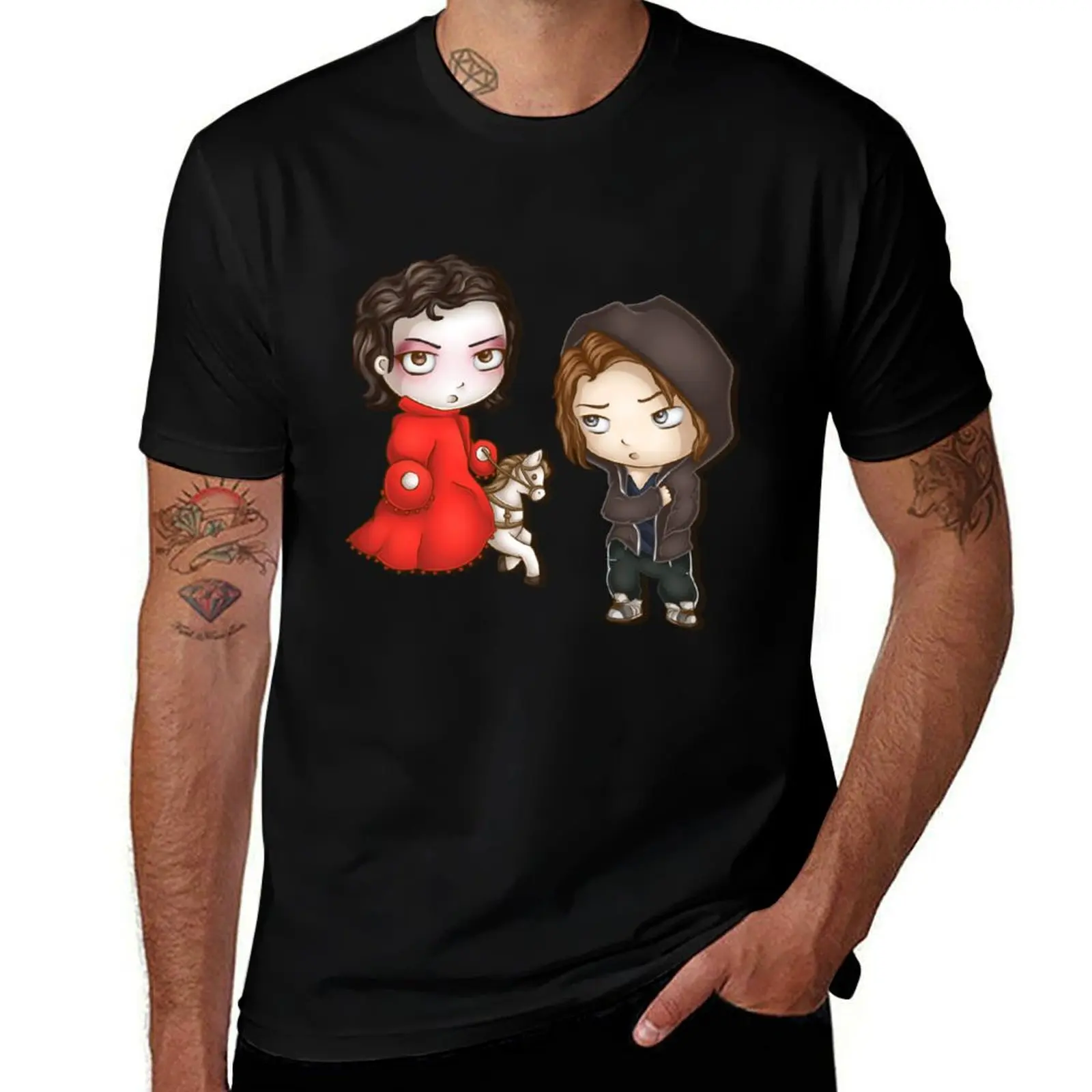 Ylvis - Intolerant T-Shirt Art Pattern Printed Casual Top T-Shirt