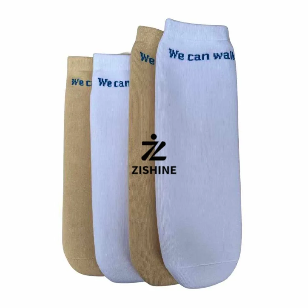 1PC Prosthetic Gel Protection Sock Residual Limb Sleeve Silicone Cushion Cover Anti Friction Lower Limb Stump S L 32cm 34cm