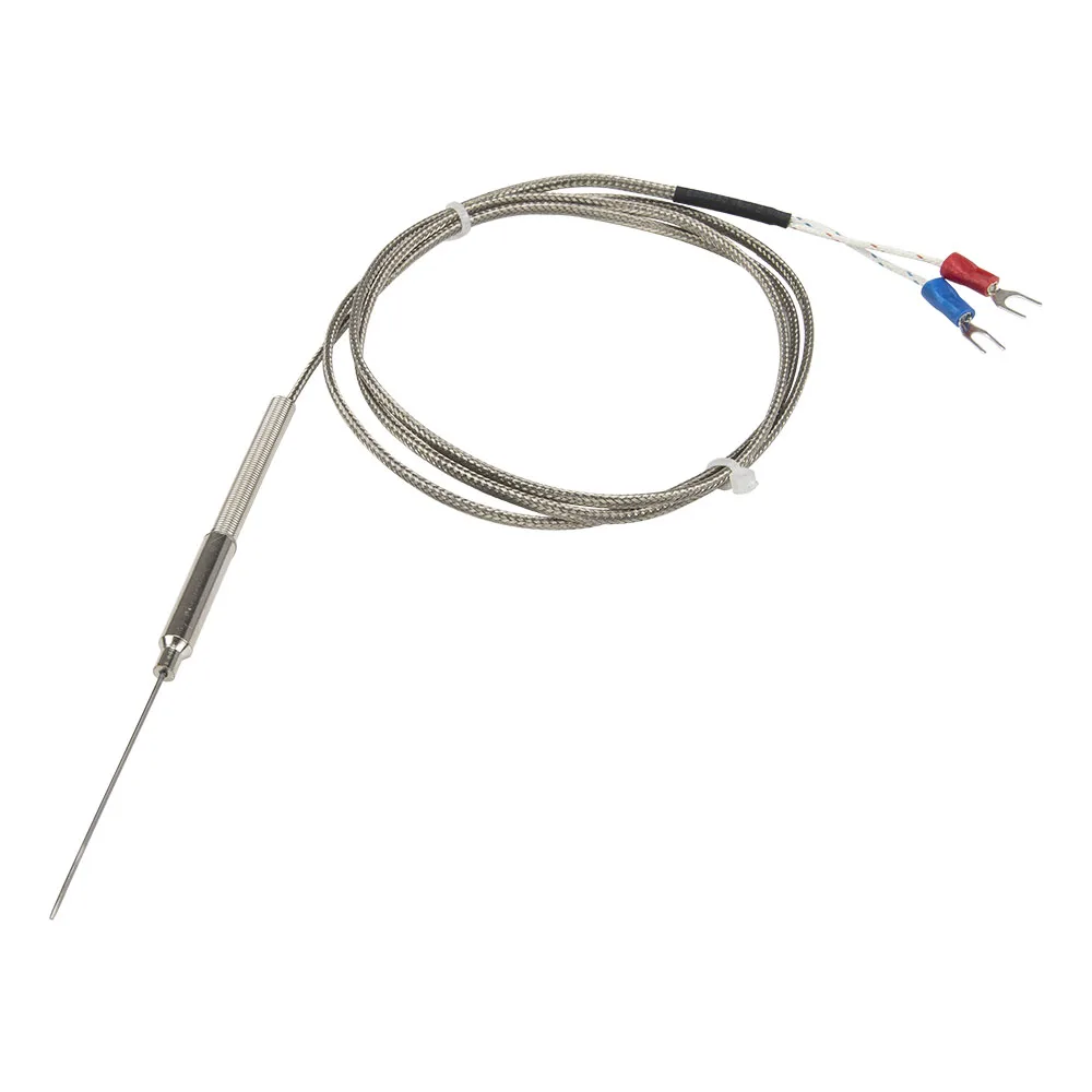 

FTARP08 K J T type 1m metal screening cable 50mm flexible probe sheathed thermocouple temperature sensor