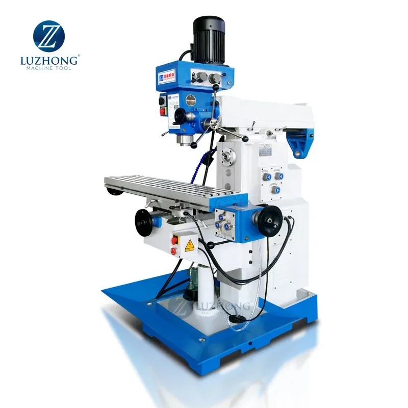 LUZHONG Universal Industrial Auto Feed Milling Drilling Machine ZX6350D Vertical Horizontal Type New Motor Competitive Price