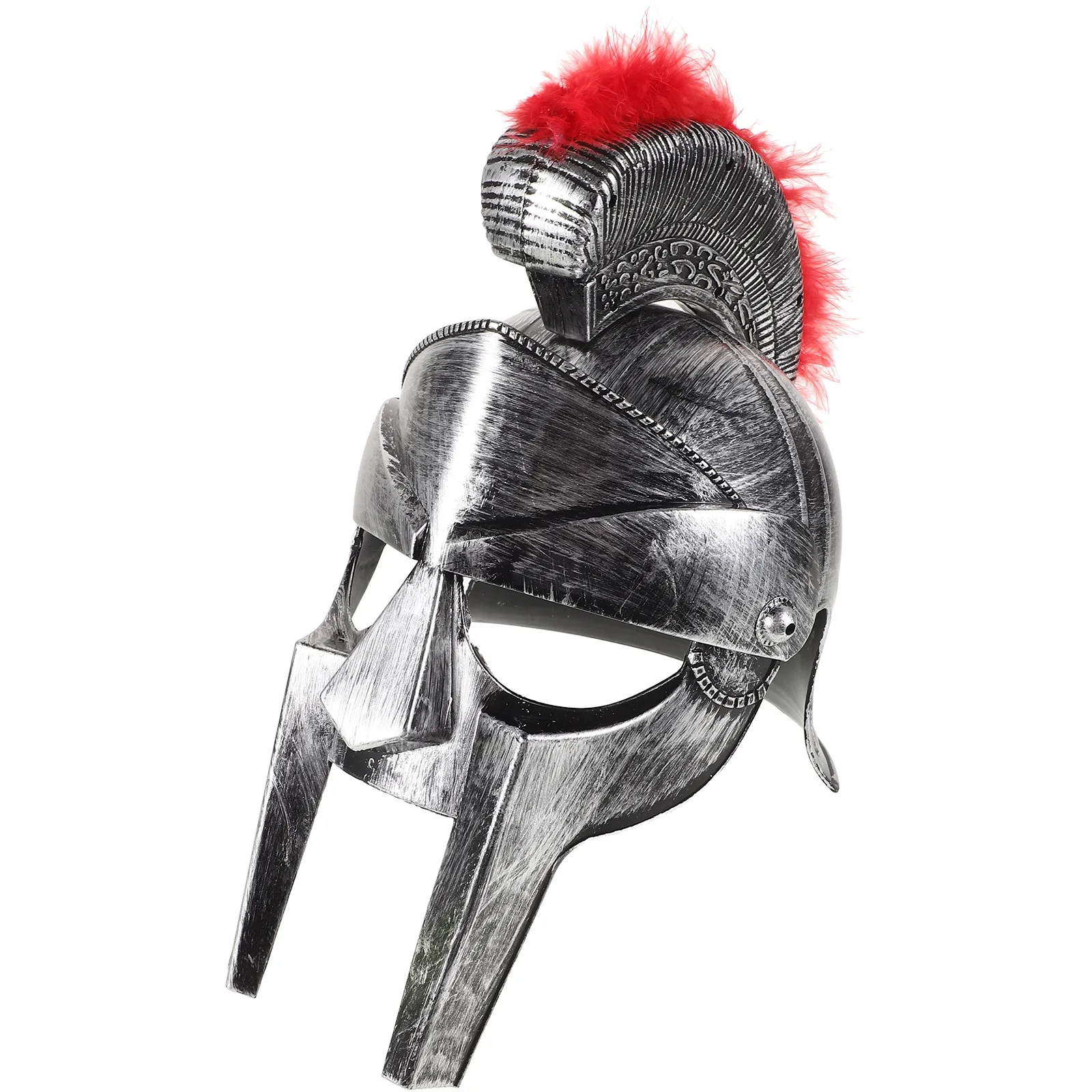 Medieval Knight Folding Face Mask Ancient Roman Warrior Costume Accessory for Cosplay Stage Party