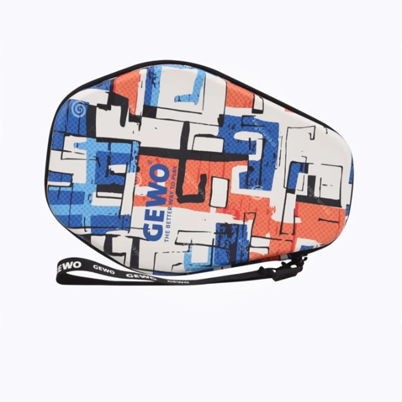 

Чехол для ракетки для настольного тенниса GEWO, жесткий чехол из ПУ+ЭВА, цветной чехол для ракетки для настольного тенниса, сумка для ракетки для пинг-понга