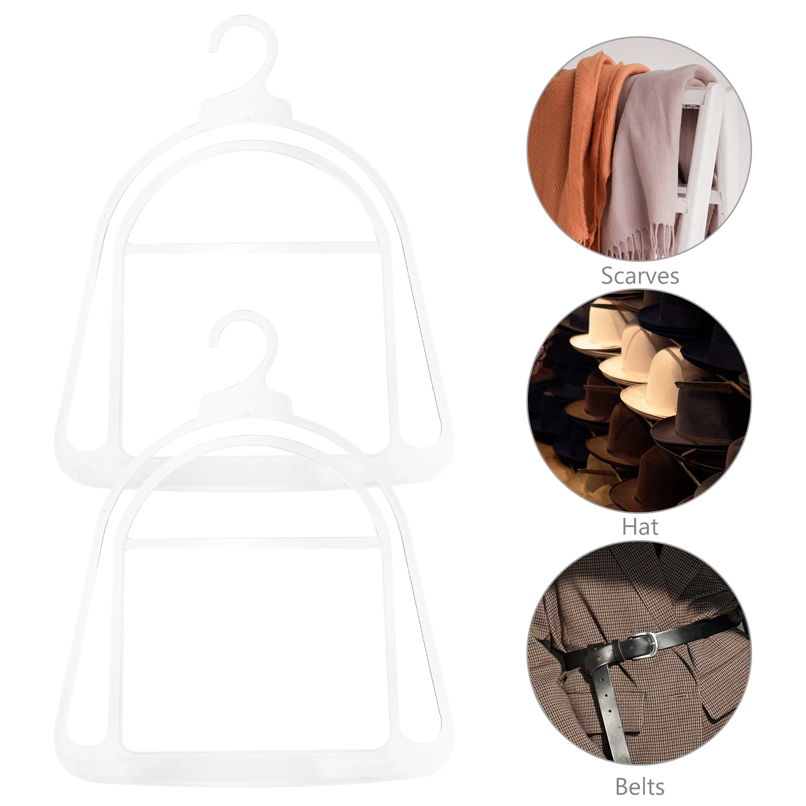 

10pcs Plastic Hat Hanger Beanie Holder Closet Storage Organizer Compact Wall Mount Space Saving For Home Mall Use Hat