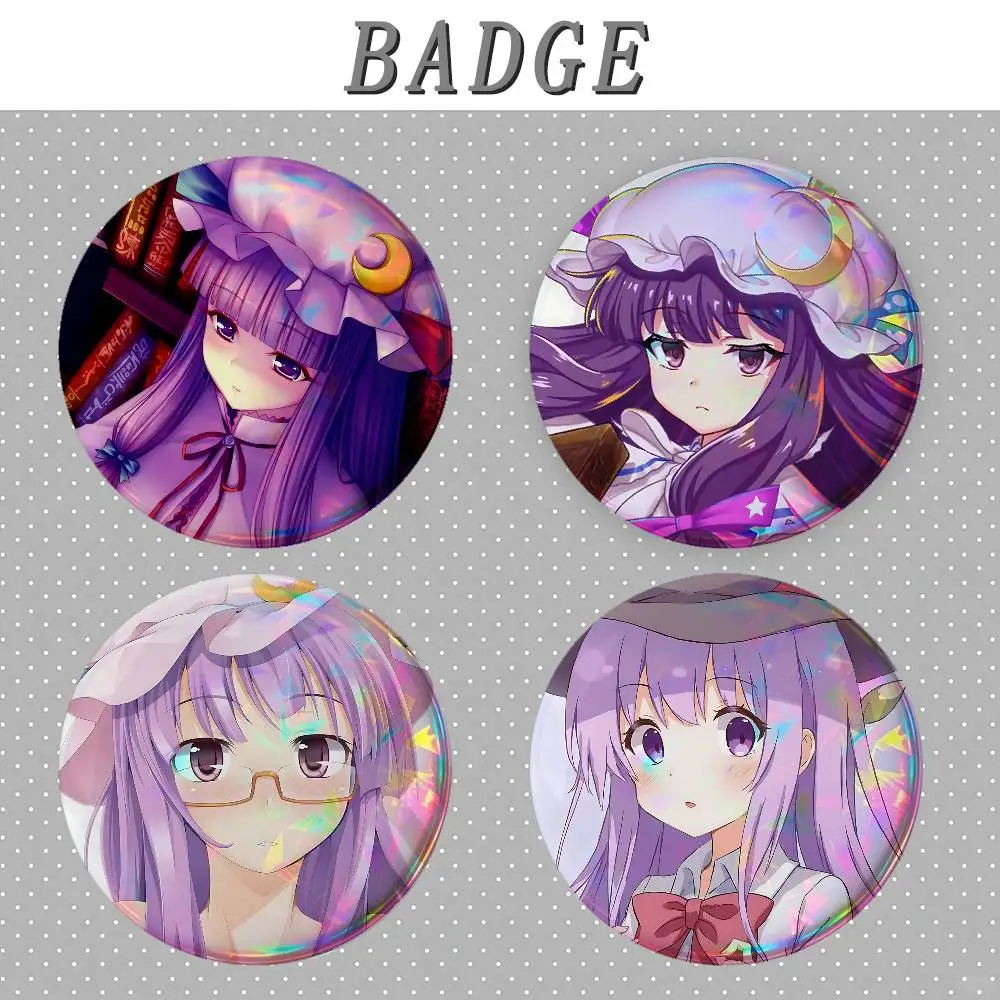 Cartoon Patchouli Knowledge Badges Fashion New Hip Hop Versatile Round Metal Badge Cartoon Pin Gift Wholesale