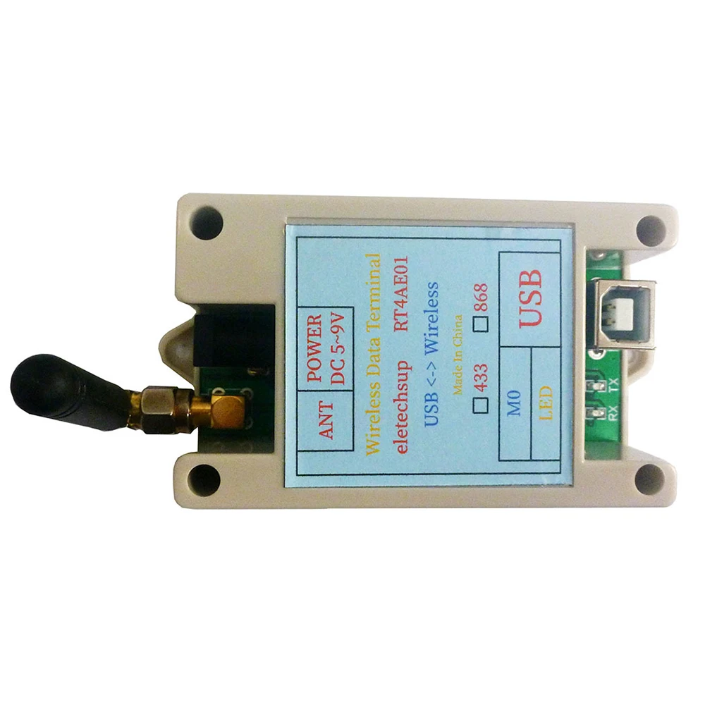 433MHz 868MHz Wireless Lora Data Transmission DTU RS232 RS485 Converter Long Distance Wireless Digital Radio