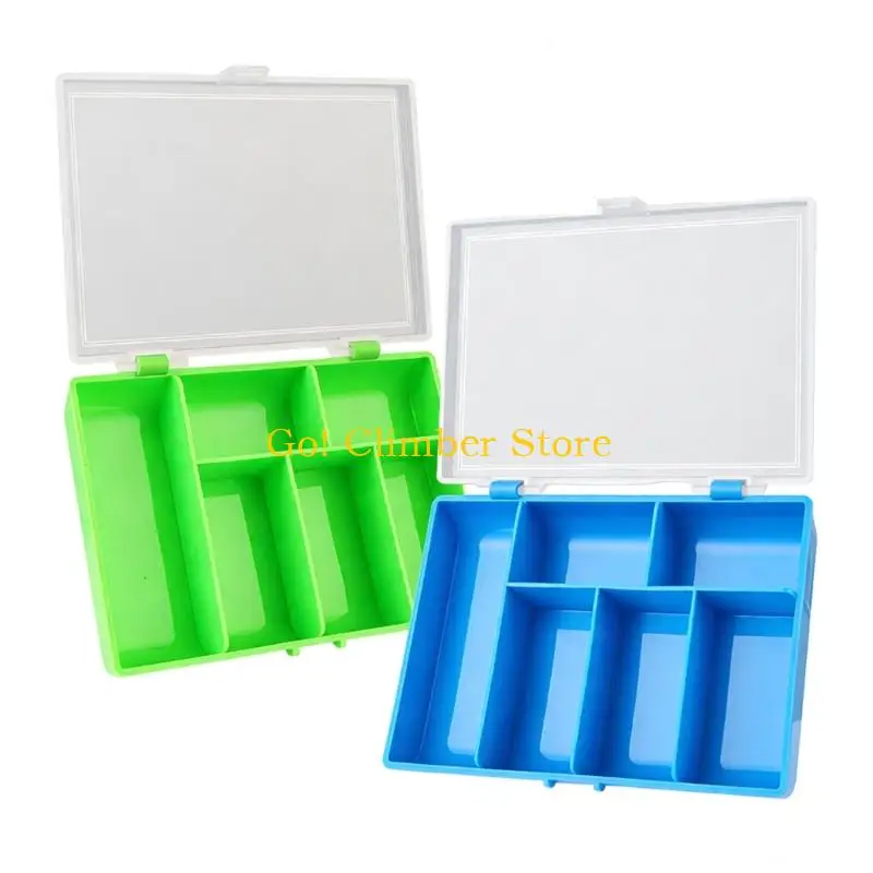 Q84C Fishing Tackle Organizers Waterproof Tackle Tool Large Capacity Hook Box Tackle Carrying Clear Fishing Lures Storage Box