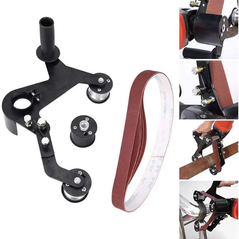 M10 M14 Angle Grinding Round Tube Drawing Machine Polishing Machine Sanding Belt Machine Polishing Machine Belt Grinding