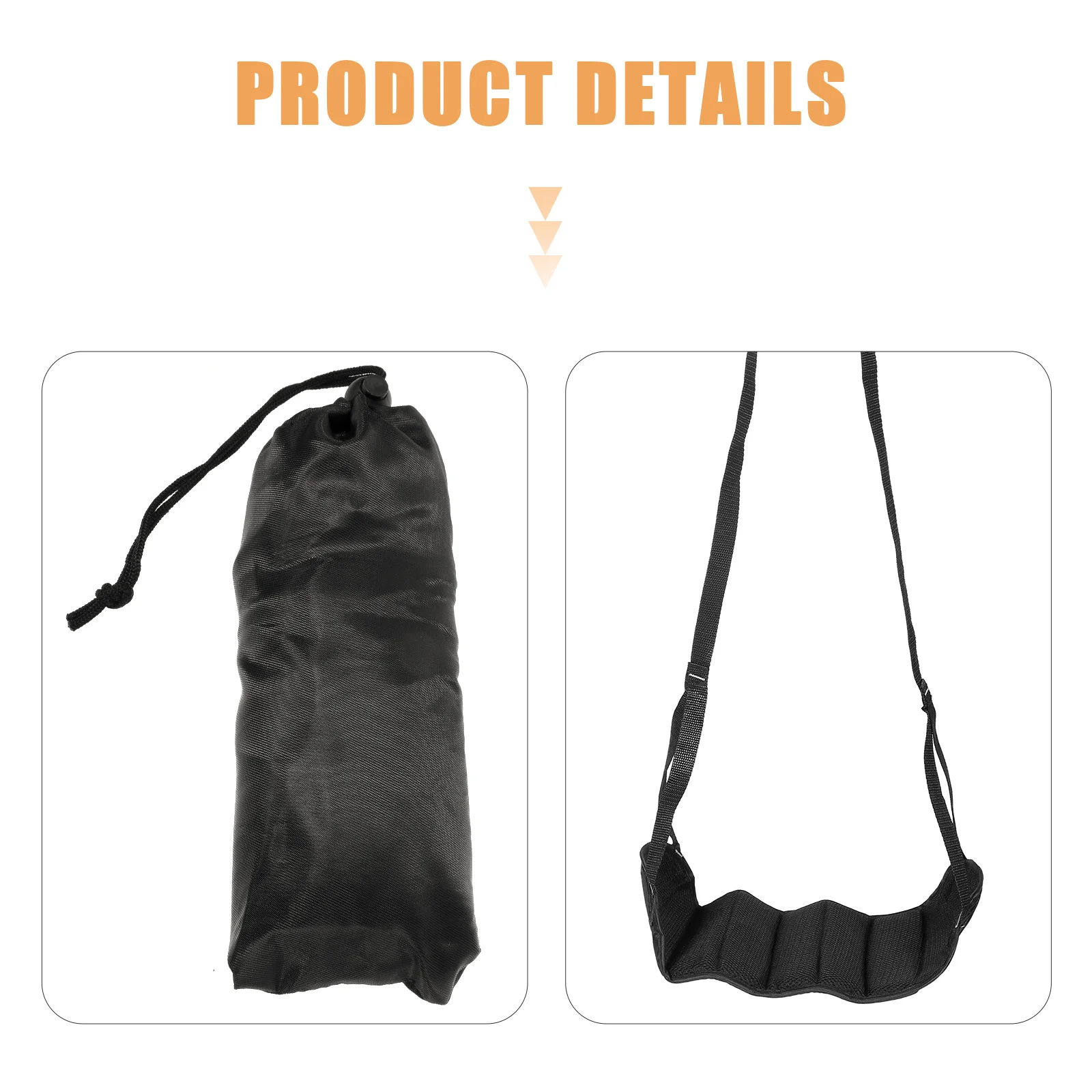 

Travel Airplane Footrest Hammock Adjustable Oxford Cloth For Plane Train Office Home Use Portable Leg Support Outdoor